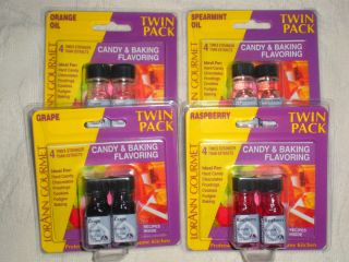 New LorAnn Gourmet candy and baking twin pack flavoring oil variety of