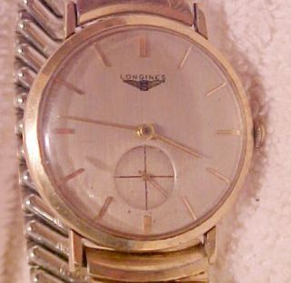 Vintage Longines 10K GF Mens Watch Wristwatch Mechanical