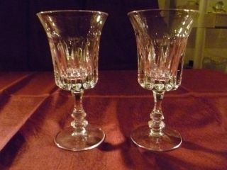 Gorham Crystal de Medici Pattern Wine Glasses 10 Each