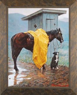 Rainy Days and Monday Lorimer Thomas Western Framed Print Pictures