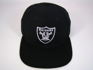 Los Angeles Raiders Snapback Hat All Black Dre Eazy E