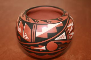 Detailed Bowl Jemez Pottery Laverne Loretto Tosa