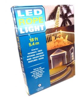 Lot of 2 Two 18ft 5 4 M LED Rope Light