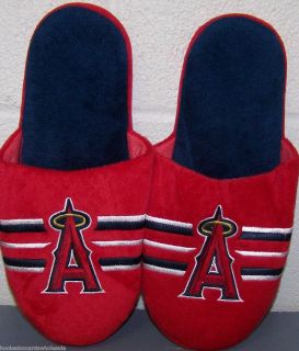Anaheim Angels of Los Angeles MLB Big Logo Mens Slippers