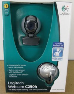 Logitech Webcam C250H with Stereo Headset