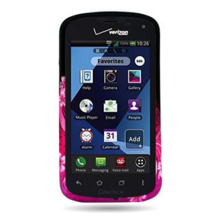 Purple Love Hard Phone Snap on Cover Case for Verizon Pantech Marauder
