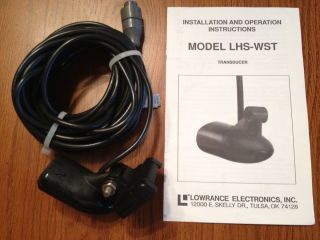 Lowrance LHST WST Transom Mount Transducer (with transom mounting