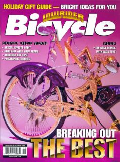 LOWRIDER MAGAZINE BICYCLE 2005 WINTER GIFT GUIDE TOP BIKES MODELS TECH