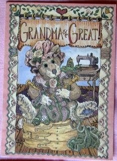 Lowenthal Boyds Bears Cute Grandma Birthday Card