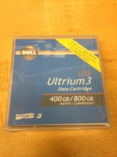 New Sealed Dell Ultrium 3 LTO 400GB 800GB Tape Data Cartridge free