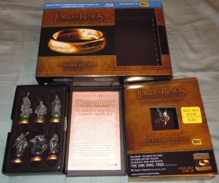 Lord of the Rings Extended Edition Trilogy Blu ray 6 Character