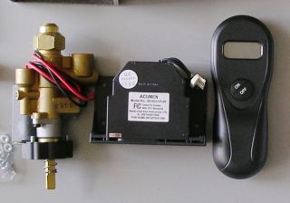 Remote Control LCD LP Fireplace Gas Logs Fireglass