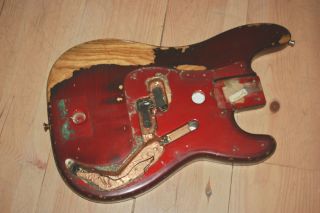 1980 1981 Fender Precision Bass Special Body Red Ash