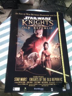 Wars Knights of The Old Republic LucasArts Large Promo Poster