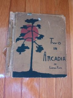 Two in Arcadia by Lucine Finch Brentano 1907 Beautiful Illustrations