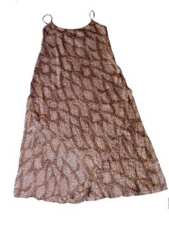Luscious Dolce Gabbana Animal Print Leopard Silk Slip Nightie Dress