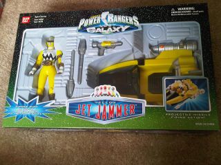 Power Rangers Lost Galaxy Yellow Jet Jammer MISB 1999 RARE