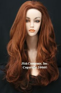 Luscious Layered Extra Long Fox Red Wig Waah G130