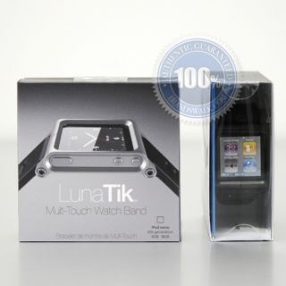 LunaTik Watch Band Strap for iPod Nano 6g Blackout New