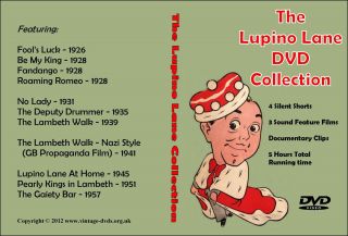 Lupino Lane DVD Collection 5 Hours of Film