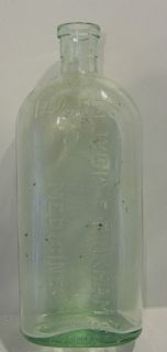 Vintage Owens Illinois Aqua Lydia E Pinkhams Medicine Bottle Made in