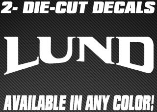 LUND Boats Die Cut Vinyl Graphics Decals Stickers bass fishing 9 B07