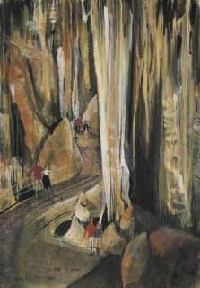 Buckley Moss Print Luray Caverns