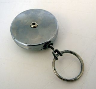 Vintage Lummis Key Bak Caddy Ring Retraction Slip On