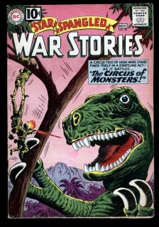 Star Spangled War Stories 99 Dinosaur Cover Story 1961