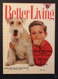 1955 Better Living Magazine Jan Peg Lynch