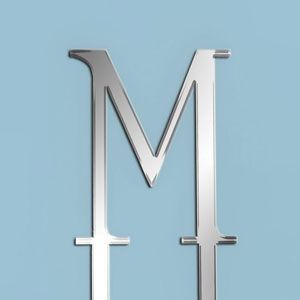 Mirror Letter M Large Mirror Topper New Look