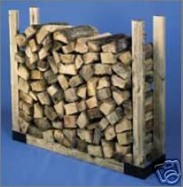 HY C Adjustable Steel Firewood Storage Rack System Lrk