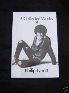 Phil Lynott Thin Lizzy Collected Works of Book Mint