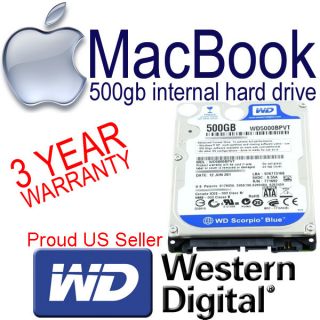 MACBOOK HARD DISK DRIVE HDD 500 GB SATA MA254LL A MB061LL B MB062LL B