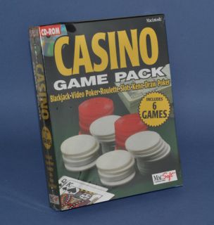 Casino Game Pack by Macsoft Vintage Mac Software