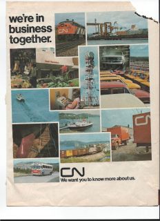 Canadian National Railways Atlantic Canada Advertisement