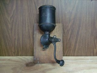 Antique Wall Mount Canister Coffee Grinder