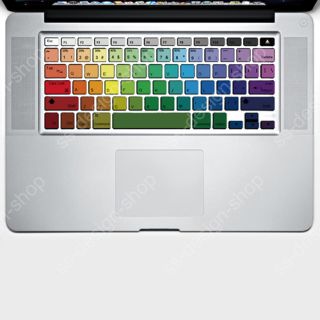 Rainbow Mac Keyboard Decal Cover Sticker Protector for Apple MacBook