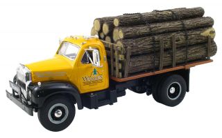 First Gear 10 3795 MACK B Logging Truck Warren Timber Products NEw