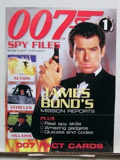 2002 James Bond 007 Spy Files Magazine 1 Brosnan