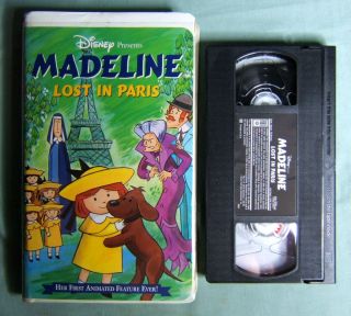 Disney Madeline Lost in Paris VHS A Full Length Feature 786936098495
