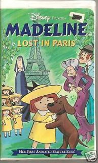 Walt Disneys Madeline Lost in Paris 1999 VHS
