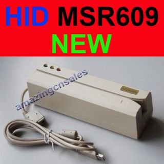 MSR609 HID Magnetic Card Reader Writer Encoder HiCo USB