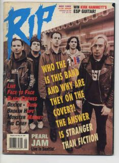 Pearl Jam Live Bush Monster Magnet Rip Magazine 1995