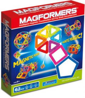 Magformers Magnetic Construction Set 62 Pcs