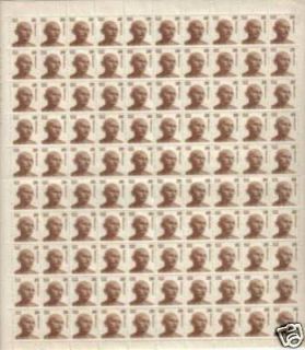 India 35p Mahatma Gandhi Complete Sheet of 100 SC 845 MNH
