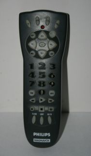 REM250 Philips Magnavox Universal TV VCR Cable Audio Remote Control