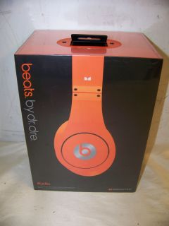 Monster Beats By Dr. Dre Studio Headphones   Orange NEW 