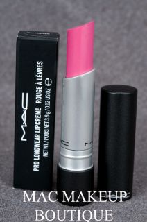 Mac Pro Longwear Lipstick Love Forever Bright Blue Pink 100 Authentic