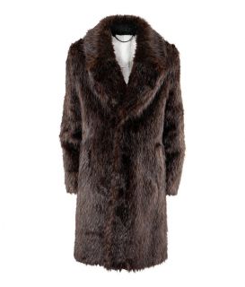 MAISON MARTIN MARGIELA for H M Mens Faux Beaver Fur Coat 38R 40R 48 50